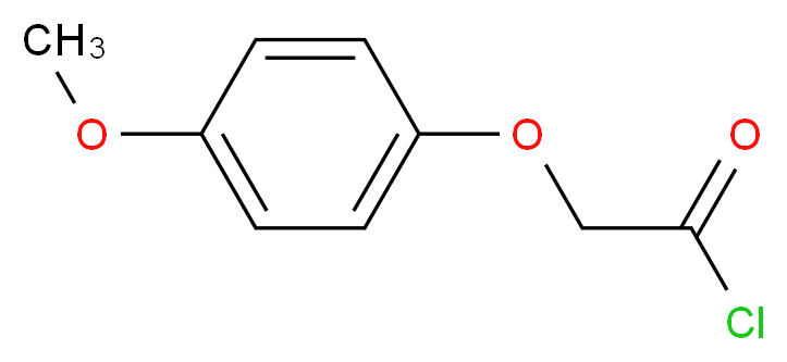 2-(4-methoxyphenoxy)acetyl chloride_分子结构_CAS_42082-29-1