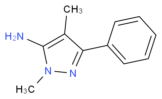 1,4-dimethyl-3-phenyl-1H-pyrazol-5-amine_分子结构_CAS_30830-04-7)