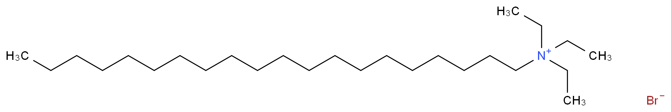 triethyl(icosyl)azanium bromide_分子结构_CAS_75222-49-0
