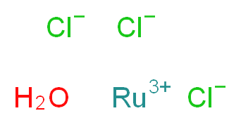 Ruthenium(III) chloride hydrate_分子结构_CAS_20759-14-2)