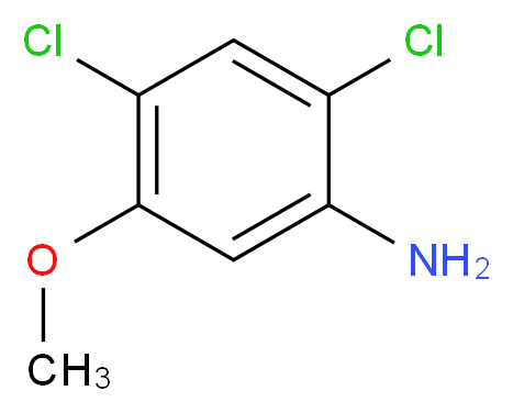 2,4-dichloro-5-methoxyaniline_分子结构_CAS_98446-49-2