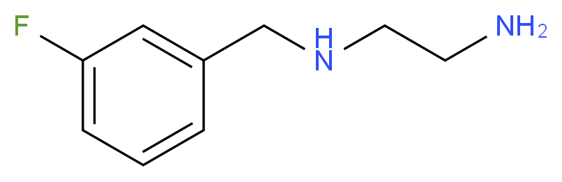 N-(3-Fluorobenzyl)ethane-1,2-diamine_分子结构_CAS_123566-39-2)