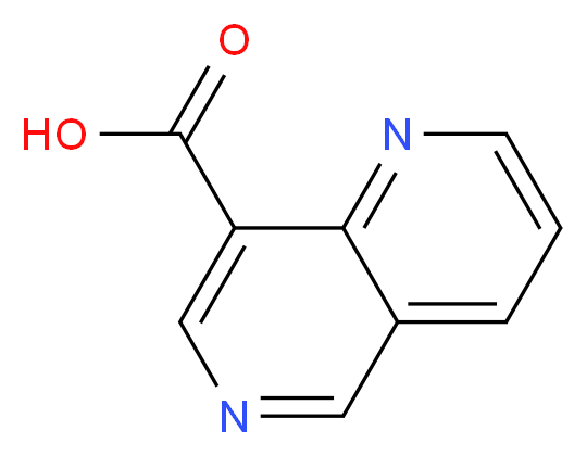 1,6-naphthyridine-8-carboxylic acid_分子结构_CAS_362606-19-7