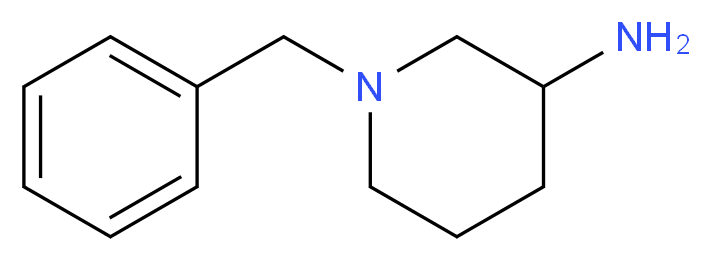 1-Benzylpiperidin-3-ylamine_分子结构_CAS_60407-35-4)