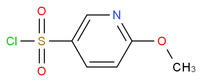 6-METHOXYPYRIDINE-3-SULFONYL CHLORIDE_分子结构_CAS_312300-42-8)