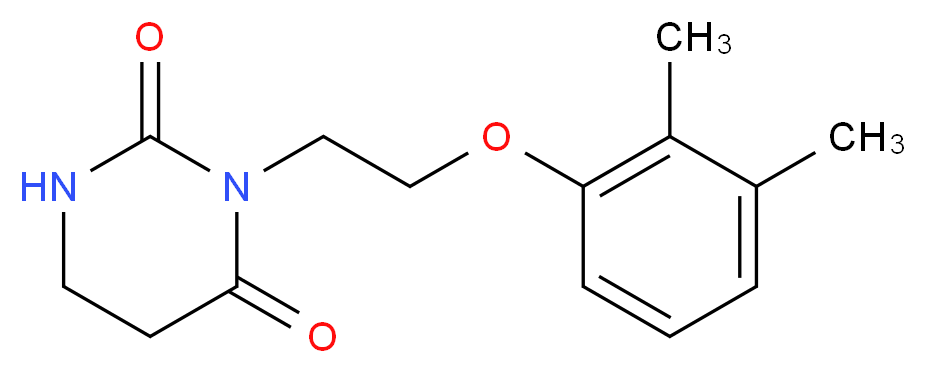 3-[2-(2,3-dimethylphenoxy)ethyl]dihydropyrimidine-2,4(1H,3H)-dione_分子结构_CAS_)