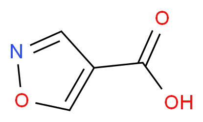 4-isoxazolecarboxylic acid_分子结构_CAS_6436-62-0)