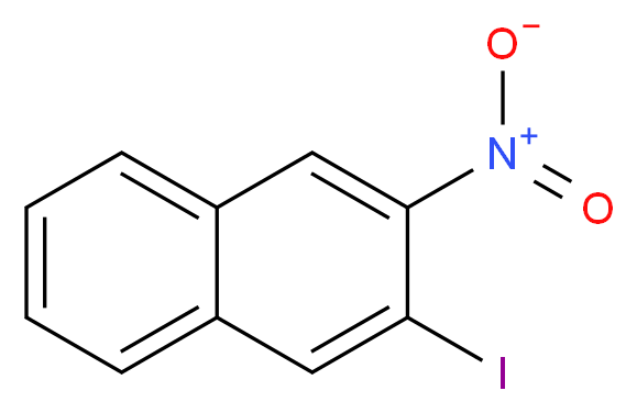 2-iodo-3-nitronaphthalene_分子结构_CAS_102153-71-9