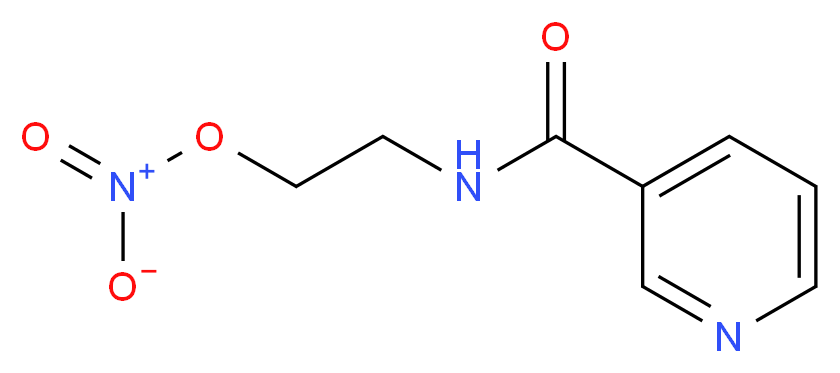 2-(pyridin-3-ylformamido)ethyl nitrate_分子结构_CAS_65141-46-0