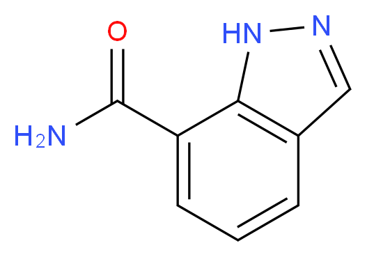 1H-Indazole-7-carboxamide_分子结构_CAS_312746-74-0)