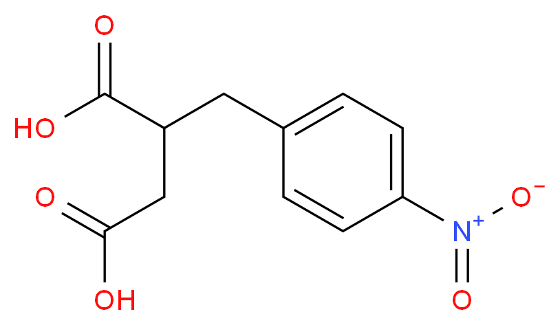 D,L-(p-Nitrobenzyl)succinic Acid_分子结构_CAS_56416-12-7)