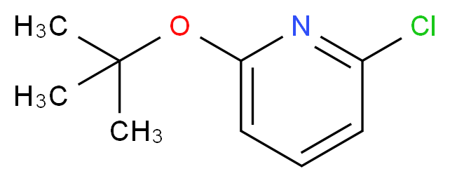 2-(tert-butoxy)-6-chloropyridine_分子结构_CAS_547740-43-2