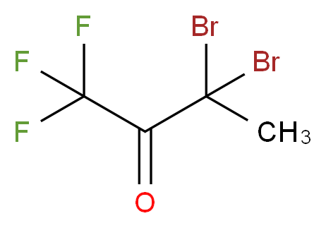 3,3-dibromo-1,1,1-trifluorobutan-2-one_分子结构_CAS_382-12-7