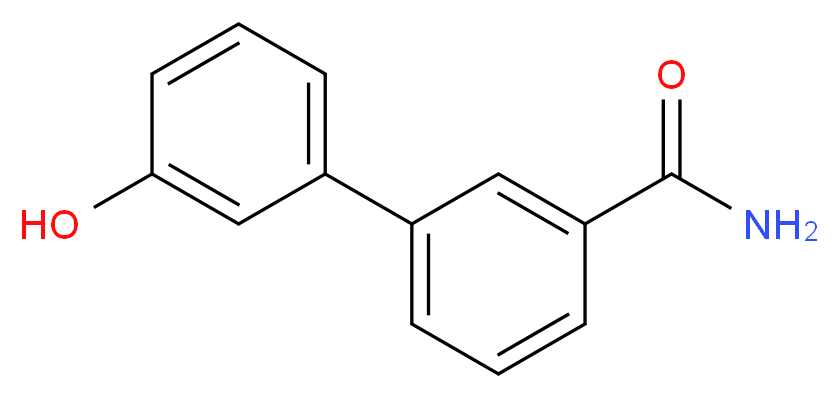 3'-Hydroxy-[1,1'-biphenyl]-3-carboxamide_分子结构_CAS_681161-44-4)