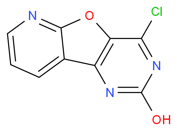 4-Chloropyrido[3',2':4,5]furo[3,2-d]pyrimidin-2-ol_分子结构_CAS_)