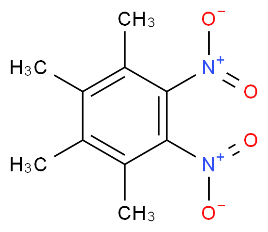 1,2,3,4-tetramethyl-5,6-dinitrobenzene_分子结构_CAS_18801-63-3