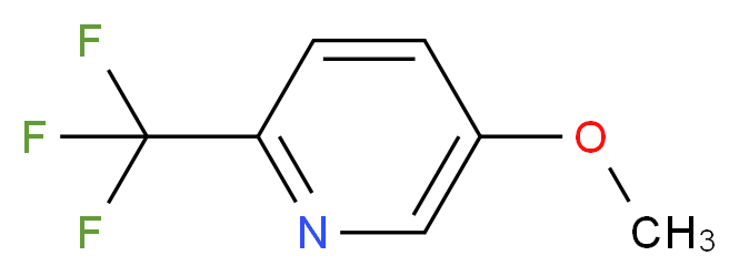 5-methoxy-2-(trifluoromethyl)pyridine_分子结构_CAS_216766-13-1
