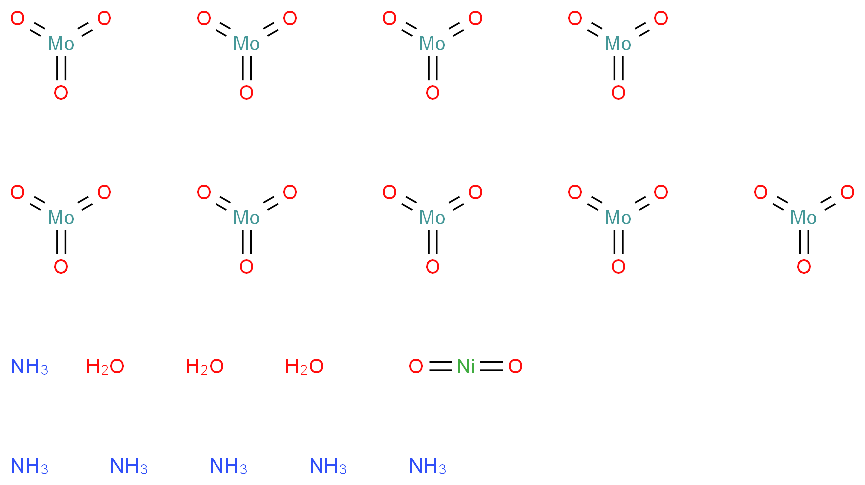 AMMONIUM-9-MOLYBDONICKELATE (IV)_分子结构_CAS_)