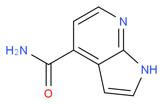 1H-Pyrrolo[2,3-b]pyridine-4-carboxamide_分子结构_CAS_1086390-83-1)