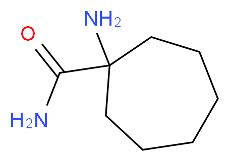 1-Aminocycloheptanecarboxamide_分子结构_CAS_)