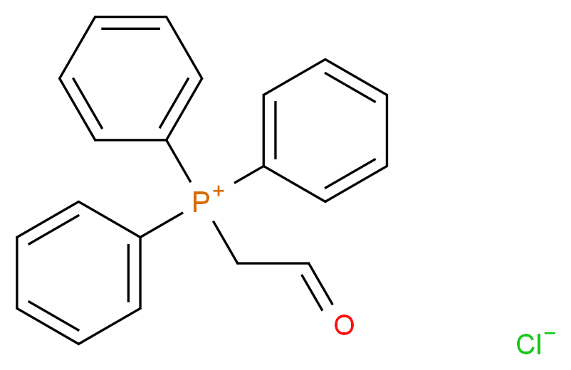 (Formylmethyl)triphenylphosphonium chloride_分子结构_CAS_62942-43-2)