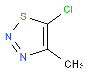 5-Chloro-4-methyl-1,2,3-thiadiazole_分子结构_CAS_53645-99-1)