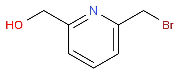 [6-(bromomethyl)pyridin-2-yl]methanol_分子结构_CAS_40054-01-1