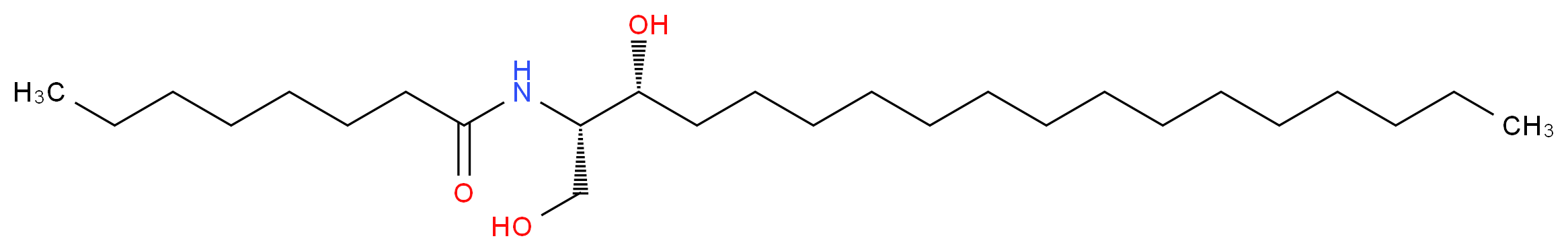 Dihydroceramide C8_分子结构_CAS_)