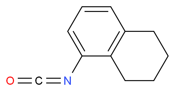 5-isocyanato-1,2,3,4-tetrahydronaphthalene_分子结构_CAS_57235-17-3