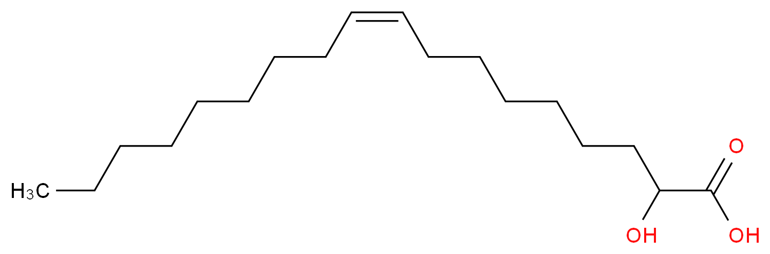 2-Hydroxy Oleic Acid_分子结构_CAS_56472-29-8)