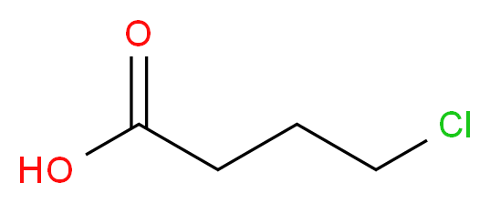 &gamma;-CHLOROBUTYRIC ACID_分子结构_CAS_627-00-9)