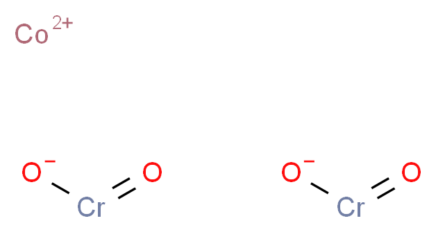 λ<sup>2</sup>-cobalt(2+) ion dichromiumoylolate_分子结构_CAS_12016-69-2