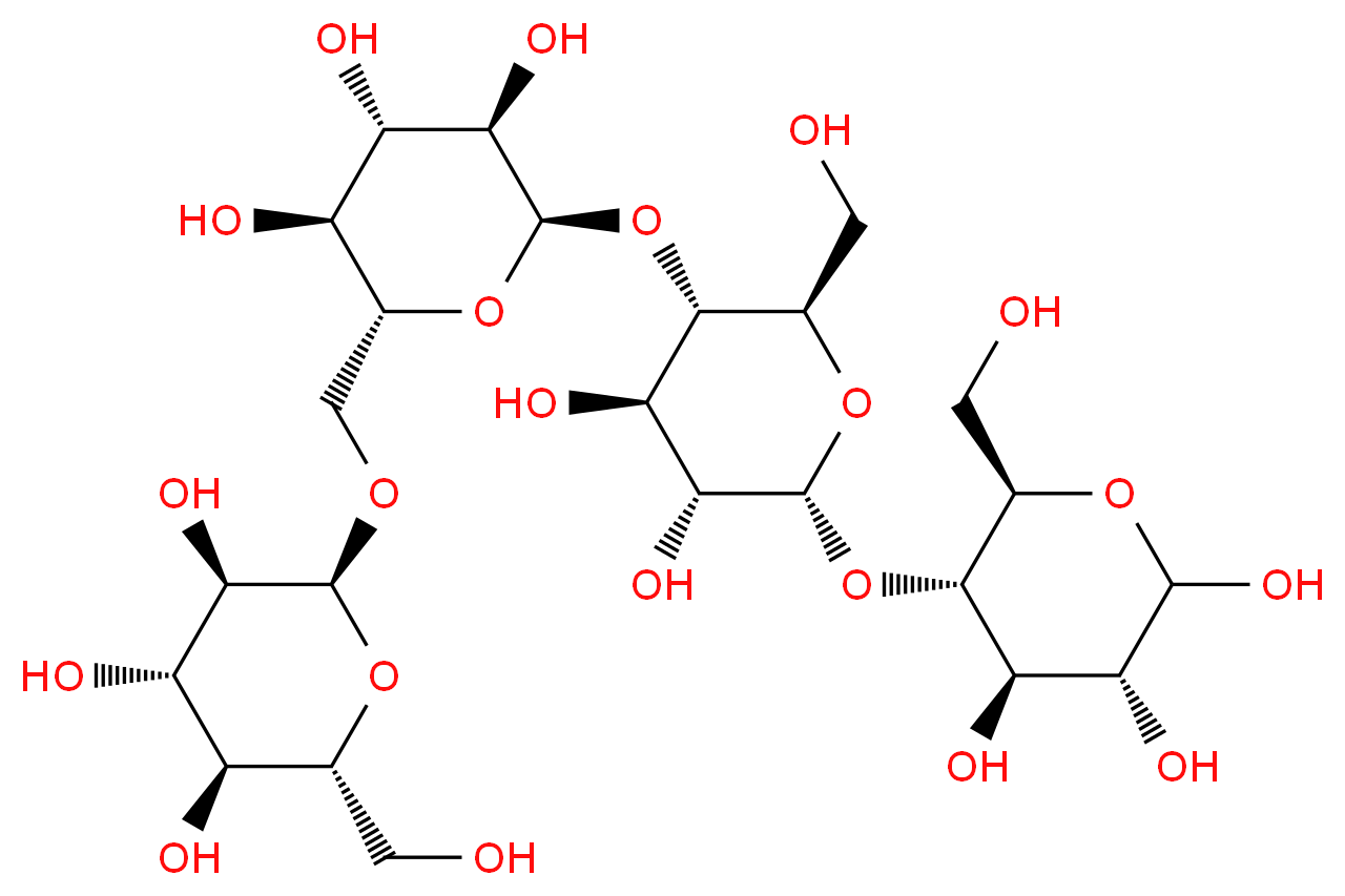 Glucose tetrasaccharide_分子结构_CAS_35175-16-7)