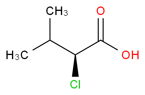 (2S)-2-chloro-3-methylbutanoic acid_分子结构_CAS_26782-74-1