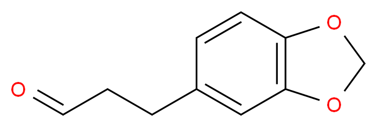 3-(1,3-BENZODIOXOL-5-YL)PROPANAL_分子结构_CAS_30830-55-8)