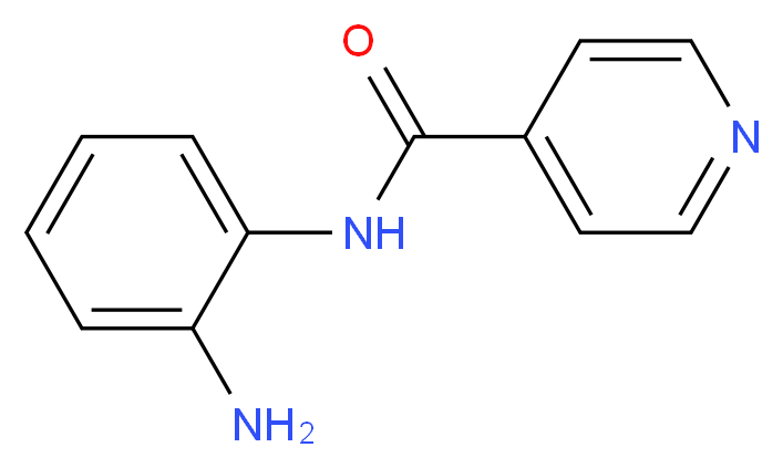 N-(2-aminophenyl)pyridine-4-carboxamide_分子结构_CAS_105101-25-5)