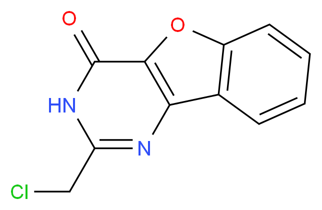 2-(chloromethyl)[1]benzofuro[3,2-d]pyrimidin-4(3H)-one_分子结构_CAS_80550-76-1)
