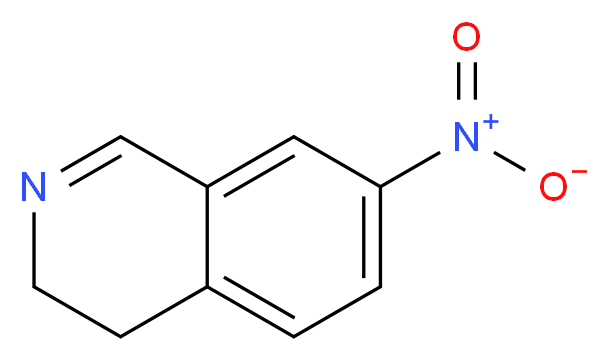 7-NITRO-3,4-DIHYDROISOQUINOLINE_分子结构_CAS_62541-59-7)