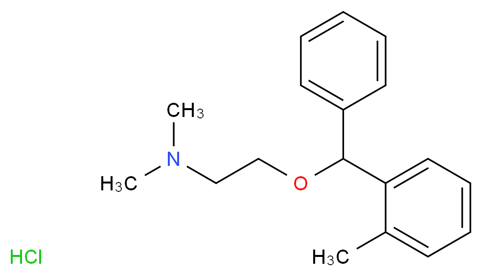 ORPHENADRINE HYDROCHLORIDE_分子结构_CAS_341-69-5)