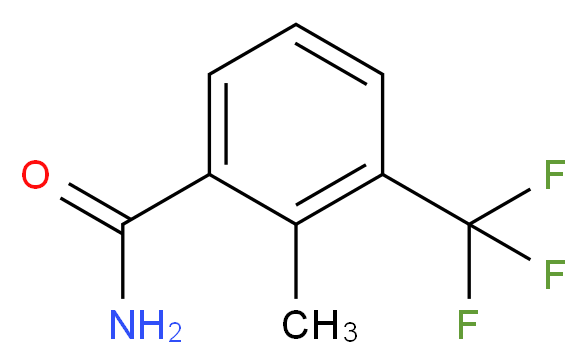 2-Methyl-3-(trifluoromethyl)benzamide_分子结构_CAS_)