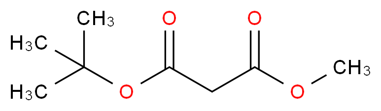 丙二酸叔丁基甲酯_分子结构_CAS_42726-73-8)