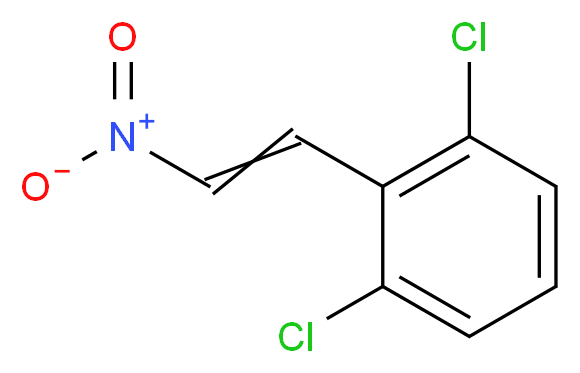 1,3-dichloro-2-(2-nitrovinyl)benzene_分子结构_CAS_22482-43-5)