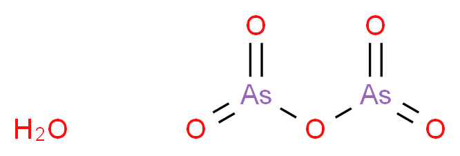 diarsooxidane hydrate_分子结构_CAS_12044-50-7