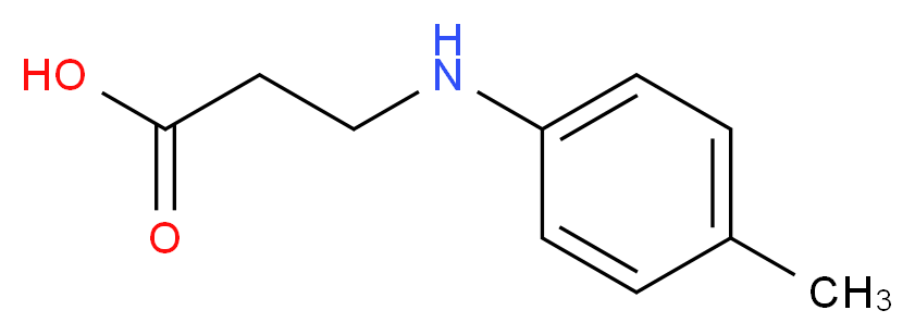 3-[(4-methylphenyl)amino]propanoic acid_分子结构_CAS_27418-59-3