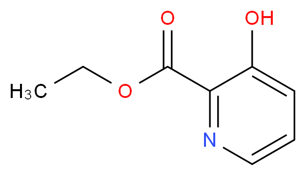 ethyl 3-hydroxypyridine-2-carboxylate_分子结构_CAS_73406-50-5