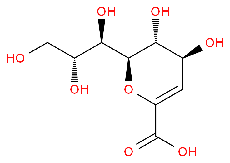 2,6-Anhydro-3-deoxy-D-glycero-D-galacto-non-2-enoic Acid_分子结构_CAS_188854-96-8)