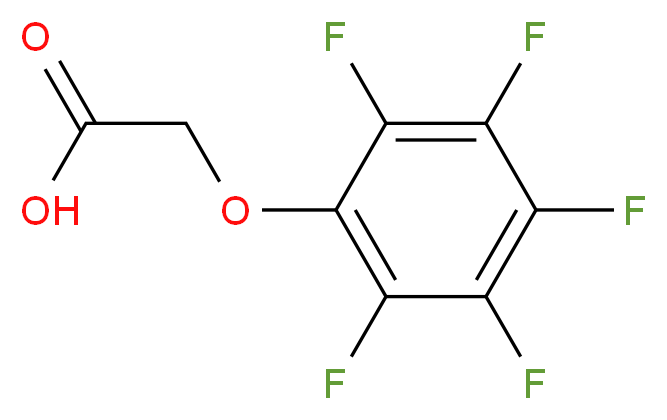 Pentafluorophenoxyacetic acid_分子结构_CAS_14892-14-9)