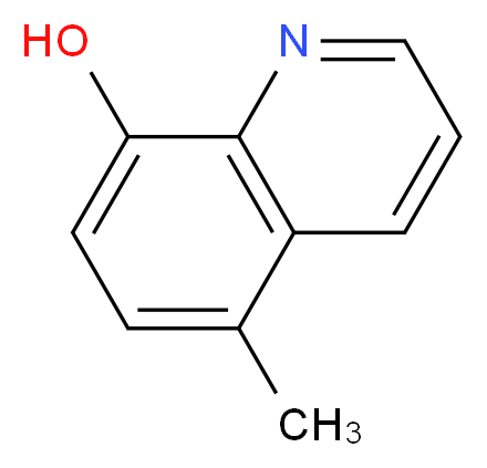 5-methyl-8-quinolinol_分子结构_CAS_5541-67-3)