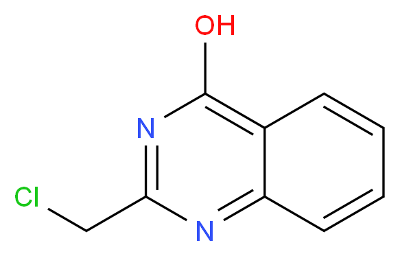 2-(chloromethyl)quinazolin-4-ol_分子结构_CAS_3817-05-8