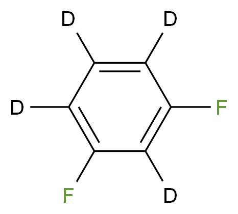 difluoro(<sup>2</sup>H<sub>4</sub>)benzene_分子结构_CAS_1173022-08-6